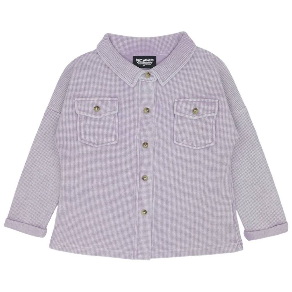 NEW TINY WHALES kid's moon child button up in lilac